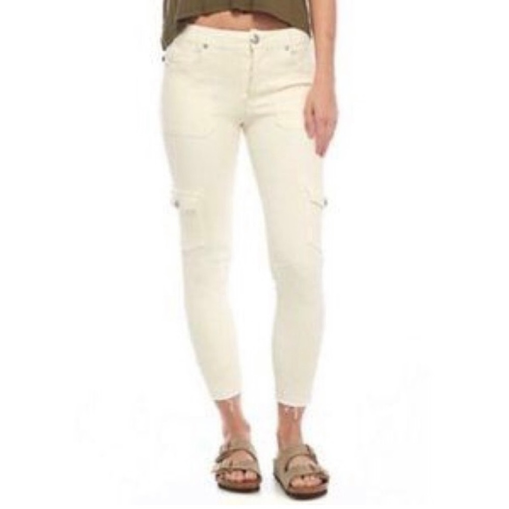 Free People super skinny utility jeans